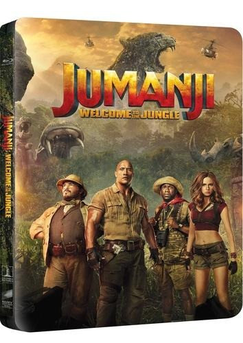 Blu-ray - Jumanji - Coleção com 2 filmes- Edição Especial Limitada  (Steelbook)- Jack Black - Robin Williams - Kirsten Dunst)