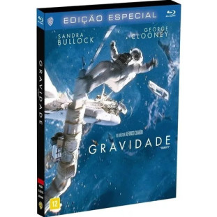 Blu-ray - Gravidade - Edição de Colecionador - DUPLO - Versão Silêncio Espacial (George Clooney - Sandra Bullock)